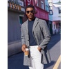 image:imageCOOFANDY Mens Mock Turtleneck Short Sleeve Casual Stretch SweaterNavy Blue