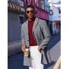 image:imageCOOFANDY Mens Mock Turtleneck Short Sleeve Casual Stretch SweaterWine Red