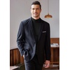 image:imageCOOFANDY Mens Mock Turtleneck Slim Fit Pullover Sweater Casual Basic Knitted Thermal Sweaters01black