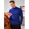 image:imageCOOFANDY Mens Mock Turtleneck Slim Fit Pullover Sweater Casual Basic Knitted Thermal SweatersRoyal Blue