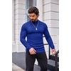 image:imageCOOFANDY Mens Mock Turtleneck Slim Fit Pullover Sweater Casual Basic Knitted Thermal SweatersRoyal Blue