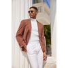 image:imageCOOFANDY Mens Mock Turtleneck Sweater Short Sleeve Casual Basic Tops Ribbed Knit Pullover Solid TeeAll White