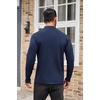 image:imageCOOFANDY Mens Mock Turtleneck Sweaters Long Sleeve Casual Knit Shirts Half Neck Thermal Lightweight Pullover SweaterDark Blue
