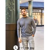 image:imageCOOFANDY Mens Mock Turtleneck Sweaters Long Sleeve Casual Knit Shirts Half Neck Thermal Lightweight Pullover SweaterGrey