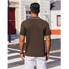 image:imageCOOFANDY Mens Polo Shirts Short Sleeve Casual Knit Polo Shirt Vintage Golf T Shirts Old Money TopsChestnut Brown