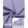 image:imageCOOFANDY Mens Polo Shirts Short Sleeve Casual Knit Polo Shirt Vintage Golf T Shirts Old Money TopsPurple