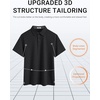image:imageCOOFANDY Mens Polo Shirts Short Sleeve Casual Summer Polo Tee Classic Collared Golf Stylish Tops01black