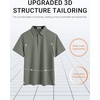 image:imageCOOFANDY Mens Polo Shirts Short Sleeve Casual Summer Polo Tee Classic Collared Golf Stylish TopsArmy Green