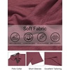 image:imageCOOFANDY Mens Polo Shirts Short Sleeve Casual Summer Polo Tee Classic Collared Golf Stylish TopsDark Red