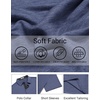 image:imageCOOFANDY Mens Polo Shirts Short Sleeve Casual Summer Polo Tee Classic Collared Golf Stylish TopsNavy Bluenew