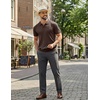 image:imageCOOFANDY Mens Polo Shirts Short Sleeve V Neck Knit Shirts for Men Casual Old Money Clothes Mens Golf ShirtBrown