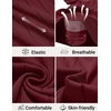 image:imageCOOFANDY Mens Polo Shirts Short Sleeve V Neck Knit Shirts for Men Casual Old Money Clothes Mens Golf ShirtDark Red
