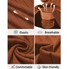 image:imageCOOFANDY Mens Polo Shirts Short Sleeve V Neck Knit Shirts for Men Casual Old Money Clothes Mens Golf ShirtLight Brown