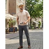 image:imageCOOFANDY Mens Polo Shirts Short Sleeve V Neck Knit Shirts for Men Casual Old Money Clothes Mens Golf ShirtLight Khaki