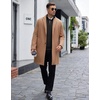 image:imageCOOFANDY Mens Quarter Zip Sweaters Slim Fit Lightweight Knitted Mock Neck Pullover Casual Polo SweatersAll Black