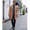 image:imageCOOFANDY Mens Quarter Zip Sweaters Slim Fit Lightweight Knitted Mock Neck Pullover Casual Polo SweatersNavy Blue