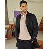 image:imageCOOFANDY Mens Quarter Zip Sweaters Slim Fit Mock Neck Pullover Sweaters Lightweight Knitted Polo SweaterBeige