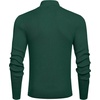 image:imageCOOFANDY Mens Quarter Zip Sweaters Slim Fit Mock Neck Pullover Sweaters Lightweight Knitted Polo SweaterGreen
