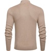 image:imageCOOFANDY Mens Quarter Zip Sweaters Slim Fit Mock Neck Pullover Sweaters Lightweight Knitted Polo SweaterKhaki