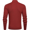 image:imageCOOFANDY Mens Quarter Zip Sweaters Slim Fit Mock Neck Pullover Sweaters Lightweight Knitted Polo SweaterRed