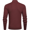 image:imageCOOFANDY Mens Quarter Zip Sweaters Slim Fit Mock Neck Pullover Sweaters Lightweight Knitted Polo SweaterWine Red