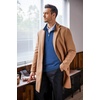 image:imageCOOFANDY Mens Quarter Zip Up Sweaters Slim Fit Lightweight Mock Neck Pullover Casual Polo SweatersAdark Blue