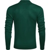 image:imageCOOFANDY Mens Quarter Zip Up Sweaters Slim Fit Lightweight Mock Neck Pullover Casual Polo SweatersAdark Green