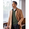 image:imageCOOFANDY Mens Quarter Zip Up Sweaters Slim Fit Lightweight Mock Neck Pullover Casual Polo SweatersArmy Green