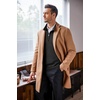 image:imageCOOFANDY Mens Quarter Zip Up Sweaters Slim Fit Lightweight Mock Neck Pullover Casual Polo SweatersBlack