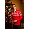 image:imageCOOFANDY Mens Quarter Zip Up Sweaters Slim Fit Lightweight Mock Neck Pullover Casual Polo SweatersChristmas Red
