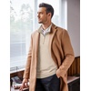 image:imageCOOFANDY Mens Quarter Zip Up Sweaters Slim Fit Lightweight Mock Neck Pullover Casual Polo SweatersCream