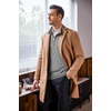 image:imageCOOFANDY Mens Quarter Zip Up Sweaters Slim Fit Lightweight Mock Neck Pullover Casual Polo SweatersGrey