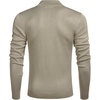 image:imageCOOFANDY Mens Quarter Zip Up Sweaters Slim Fit Lightweight Mock Neck Pullover Casual Polo SweatersKhaki