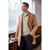 image:imageCOOFANDY Mens Quarter Zip Up Sweaters Slim Fit Lightweight Mock Neck Pullover Casual Polo SweatersKhaki