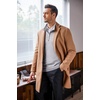 image:imageCOOFANDY Mens Quarter Zip Up Sweaters Slim Fit Lightweight Mock Neck Pullover Casual Polo SweatersLight Grey