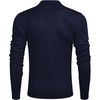 image:imageCOOFANDY Mens Quarter Zip Up Sweaters Slim Fit Lightweight Mock Neck Pullover Casual Polo SweatersNavy Blue