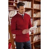 image:imageCOOFANDY Mens Quarter Zip Up Sweaters Slim Fit Lightweight Mock Neck Pullover Casual Polo SweatersRed