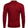 image:imageCOOFANDY Mens Quarter Zip Up Sweaters Slim Fit Lightweight Mock Neck Pullover Casual Polo SweatersRed