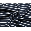 image:imageCOOFANDY Mens Quarter Zip Up Sweaters Slim Fit Lightweight Mock Neck Pullover Casual Polo SweatersStripewhite Navy