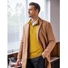 image:imageCOOFANDY Mens Quarter Zip Up Sweaters Slim Fit Lightweight Mock Neck Pullover Casual Polo SweatersTurmeric
