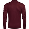 image:imageCOOFANDY Mens Quarter Zip Up Sweaters Slim Fit Lightweight Mock Neck Pullover Casual Polo SweatersWine Red