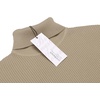 image:imageCOOFANDY Mens Ribbed Slim Fit Knitted Pullover Casual Turtleneck SweaterCamel Apricot