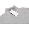 image:imageCOOFANDY Mens Ribbed Slim Fit Knitted Pullover Casual Turtleneck SweaterGrey