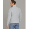 image:imageCOOFANDY Mens Ribbed Slim Fit Knitted Pullover Casual Turtleneck SweaterGrey