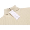 image:imageCOOFANDY Mens Ribbed Slim Fit Knitted Pullover Casual Turtleneck SweaterLight Apricot