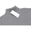 image:imageCOOFANDY Mens Ribbed Slim Fit Knitted Pullover Casual Turtleneck SweaterMedium Grey