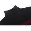 image:imageCOOFANDY Mens Ribbed Slim Fit Knitted Pullover Casual Turtleneck SweaterStripedwhite  Red