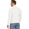 image:imageCOOFANDY Mens Ribbed Slim Fit Knitted Pullover Casual Turtleneck SweaterWhite