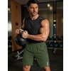 image:imageCOOFANDY Mens Running Athletic Shorts 7 Workout Gym Short Tennis Quick Dry Active Sport Hiking BasketballArmy Green