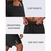 image:imageCOOFANDY Mens Running Athletic Shorts 7 Workout Gym Short Tennis Quick Dry Active Sport Hiking BasketballBlack